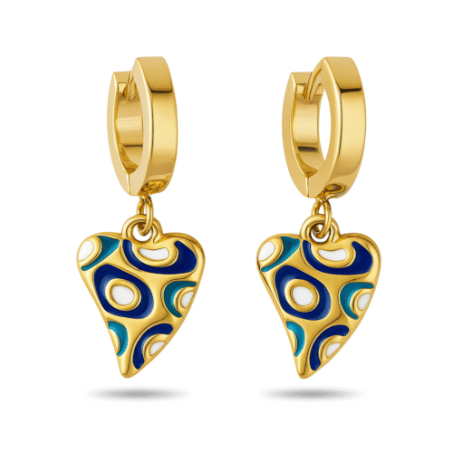 Dream Heart Drop Hoops