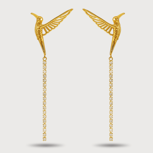 Hummingbird Drop Earrings