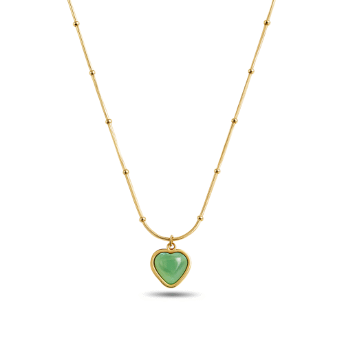 Serene Heart Pendant Necklace